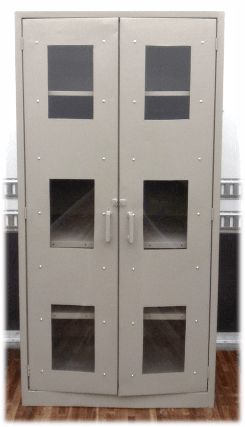 Caustic Storage Locker-Front