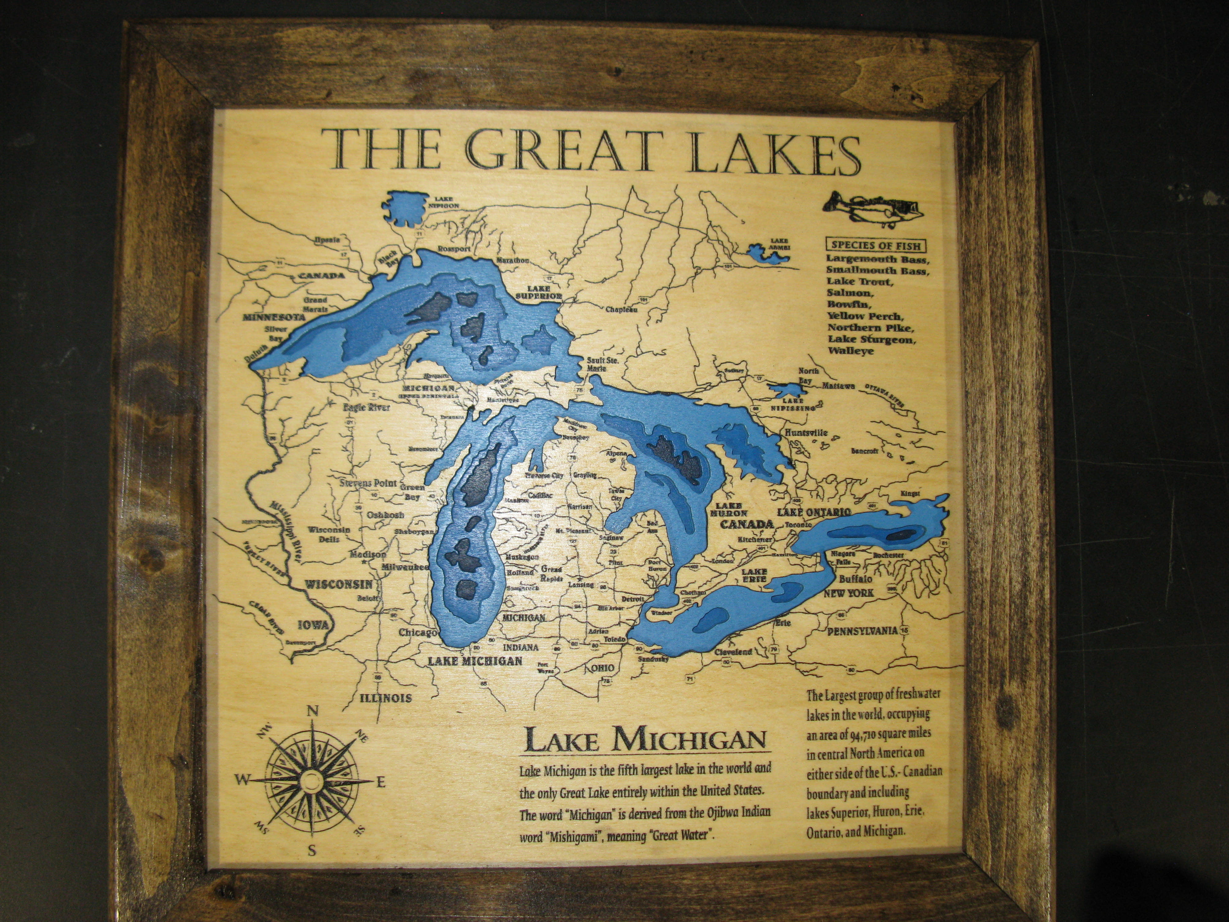 Wood Lake Depth Map-2024-New Pic