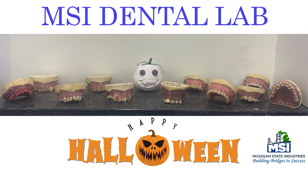 Dentures Horror Display