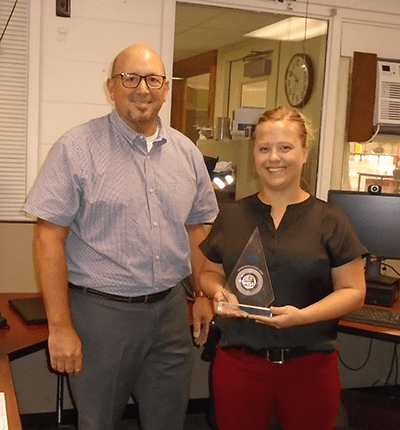 Emileigh Neve Admin Coin Award