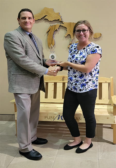 Madyson Admin Coin Award Pic