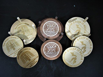 Wooden Coaster Set