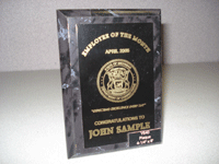 V540-Plaque-Wood with Marble Finish