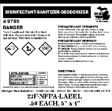 23F-NFPA-MSI-LABELS-Secondary Chemical