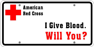 American Red Cross Booster Plate