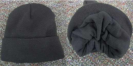 2586 Officer Fleeced Lined Knit Hat