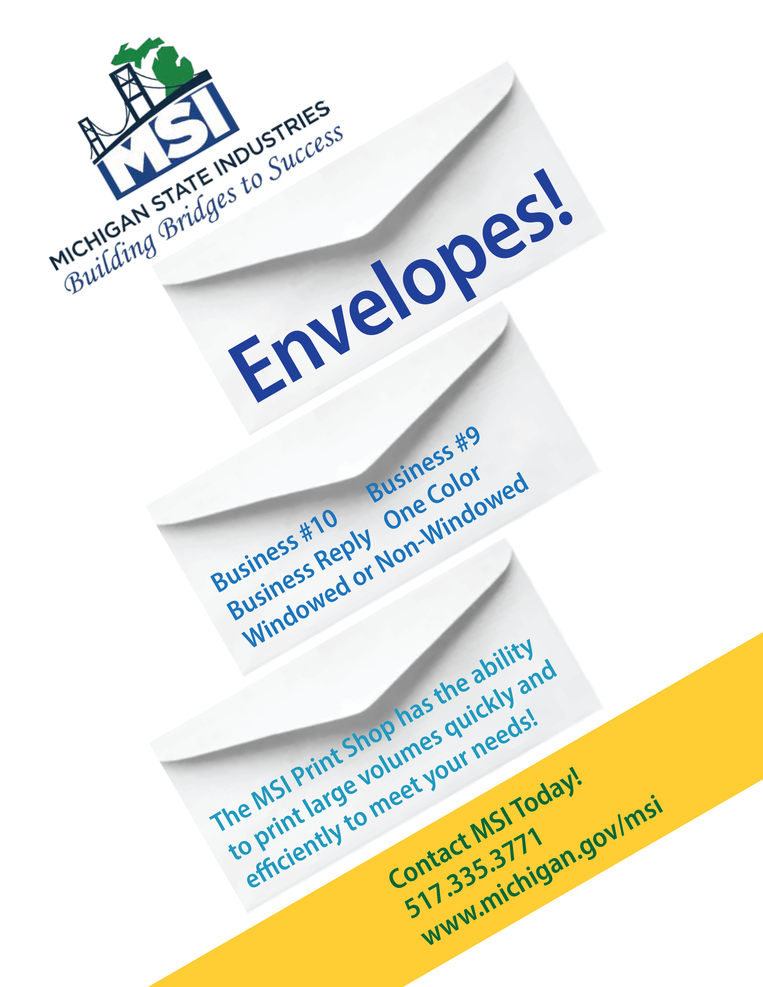 2025 Envelope Printing Flyer
