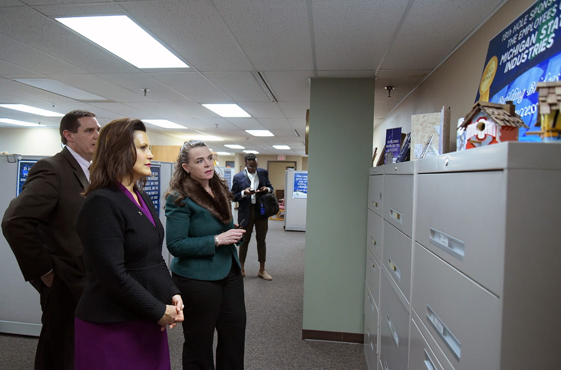 Gov. Whitmer Visit-Panel Image