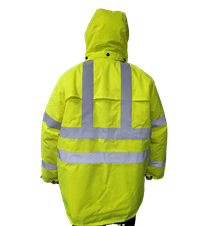 8008 HiVis Insulated Raincoat with liner2