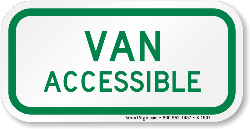 HP-13-1218 Accessible Sign