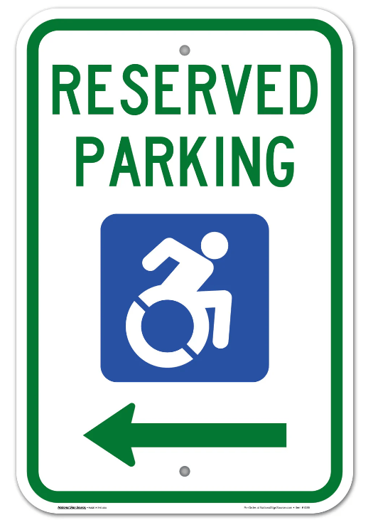 HP-2-1218 Reserved Parking Left