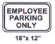 17-Employee Parking Only