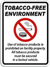 Tobacco-Free Sign-18 x 24-AR