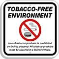 Tobacco-Free Sign-12 x 12-AR