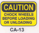 CA-13 Caution