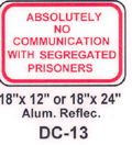 DC-13 DOC Sign