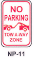 NP-11 No Parking Tow Away Symbol