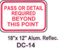 DC-14 DOC Sign
