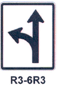 R3-6R3 Turn Left or Keep Straight 