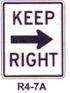 R4-7A Keep Right