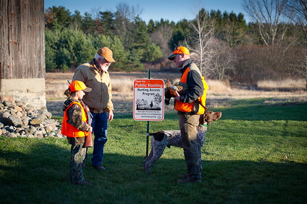 DNR Hunting Signage