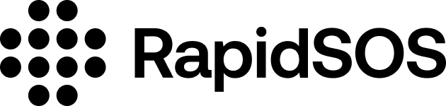 Black and White rapidsos logo