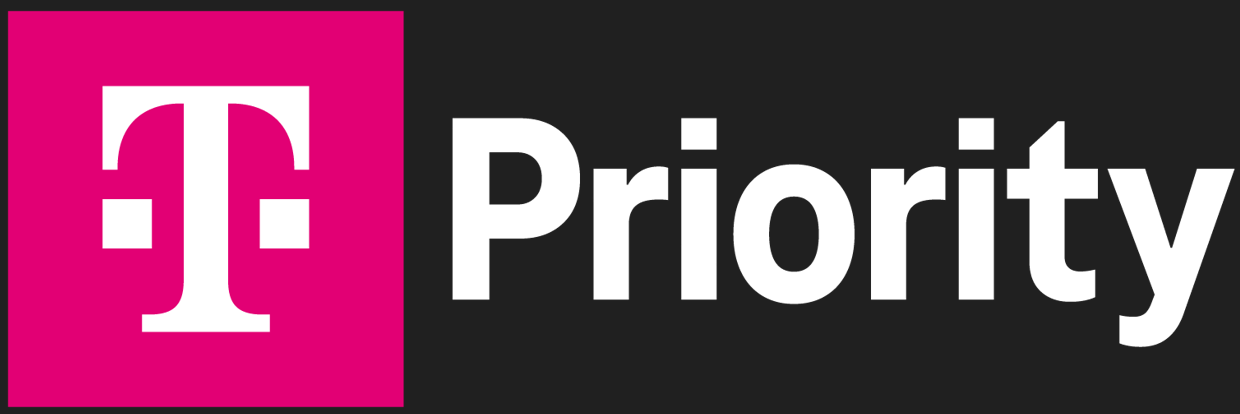 pink and blk t priority logo