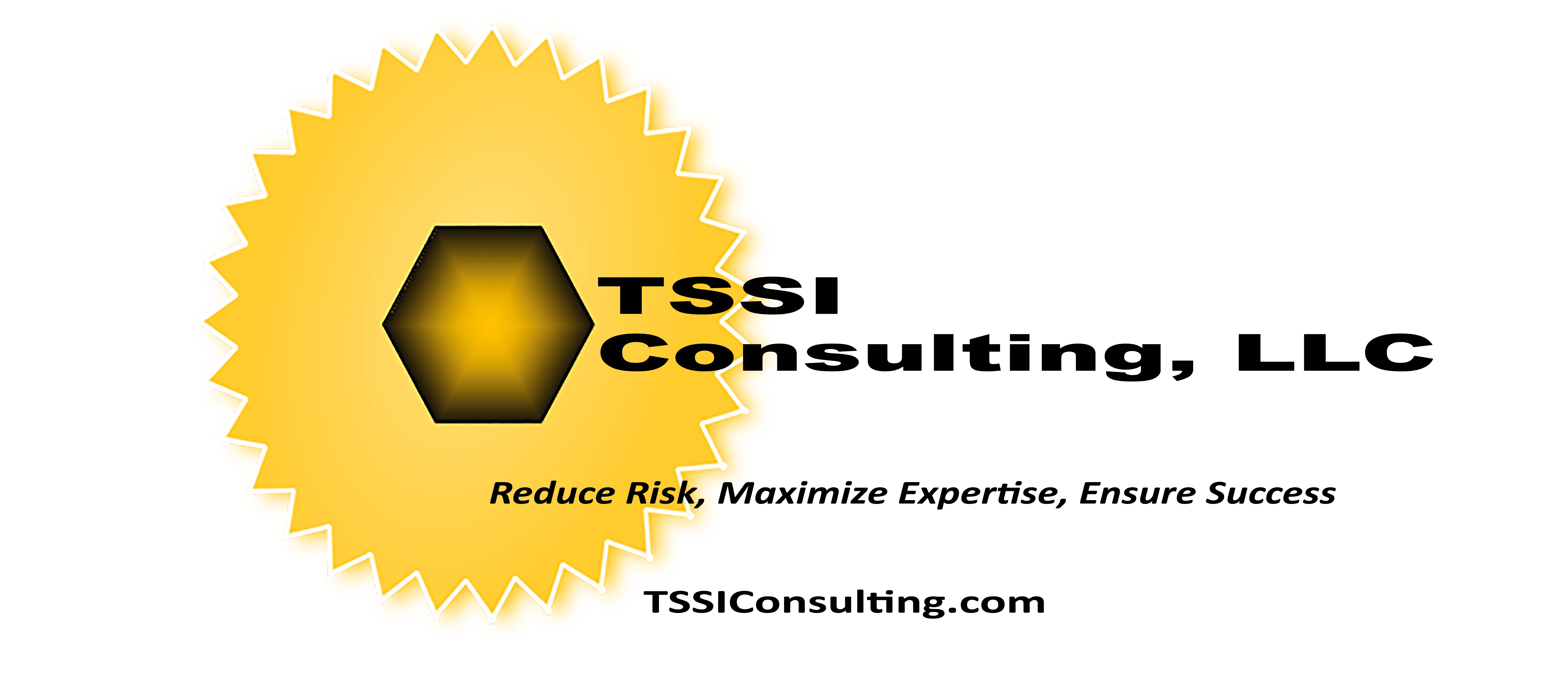 blk whi and yellow TSSI consulting logo
