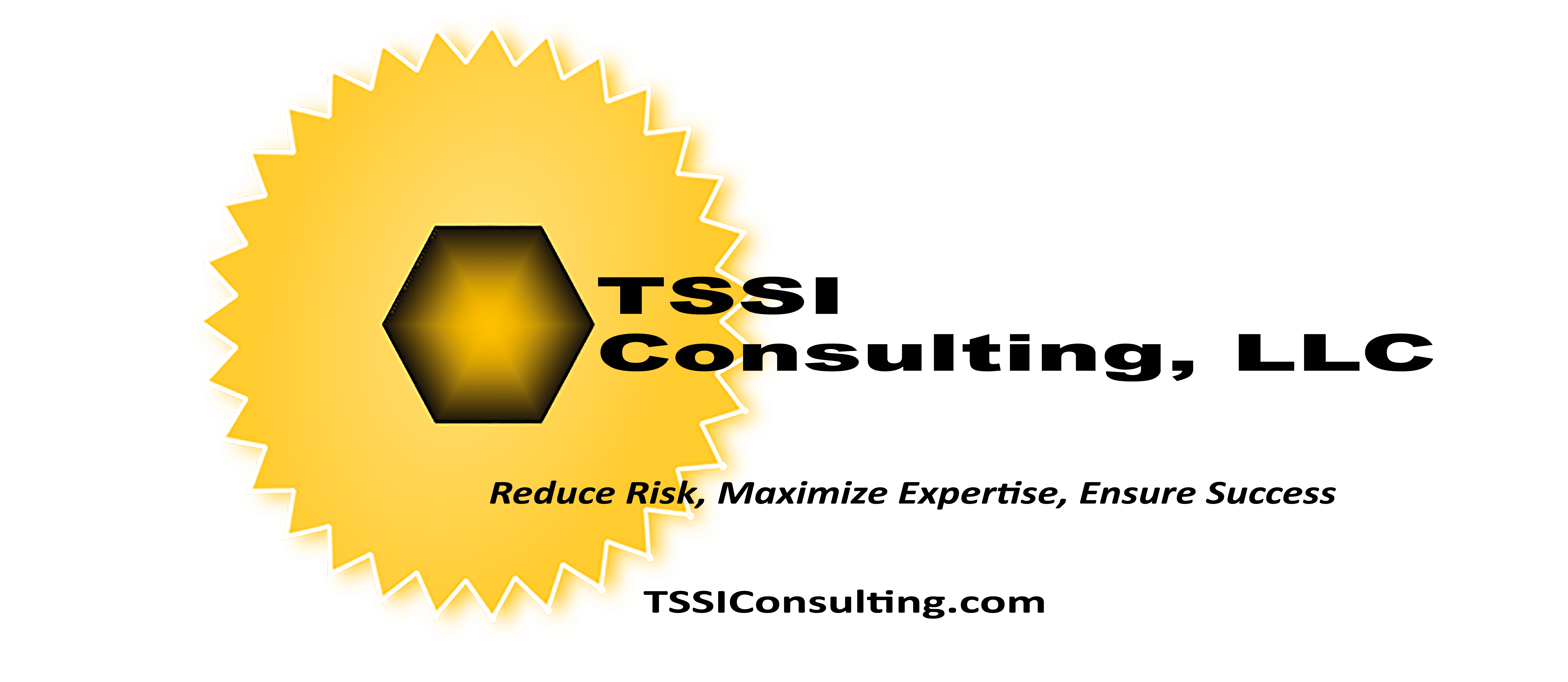 blk whi and yellow TSSI consulting logo