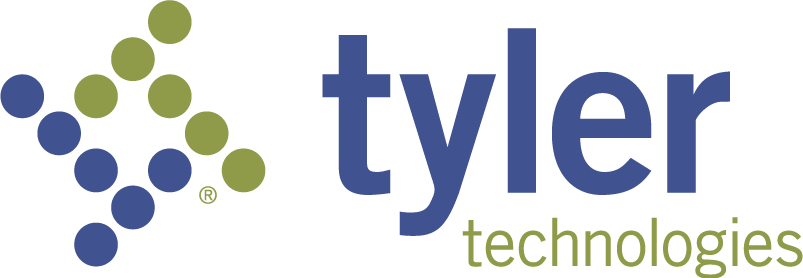 blu and grn tyler technologies logo