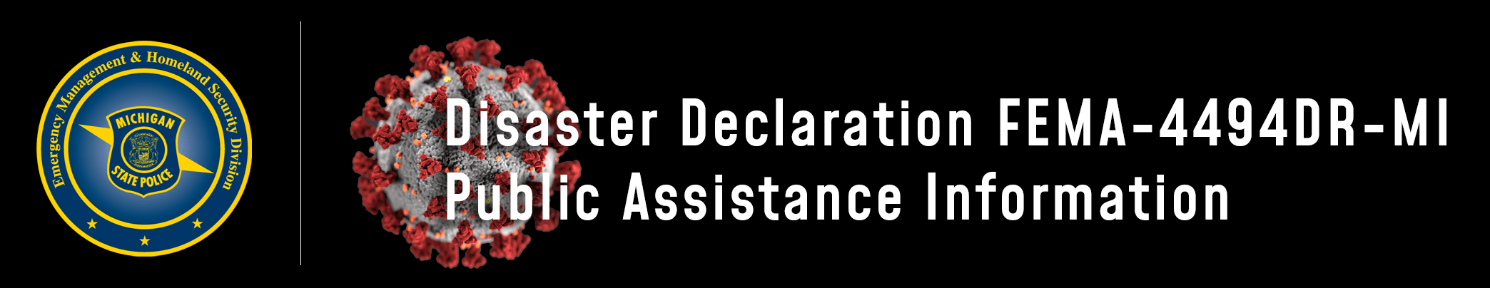 COVID-19 Public Assistance Header