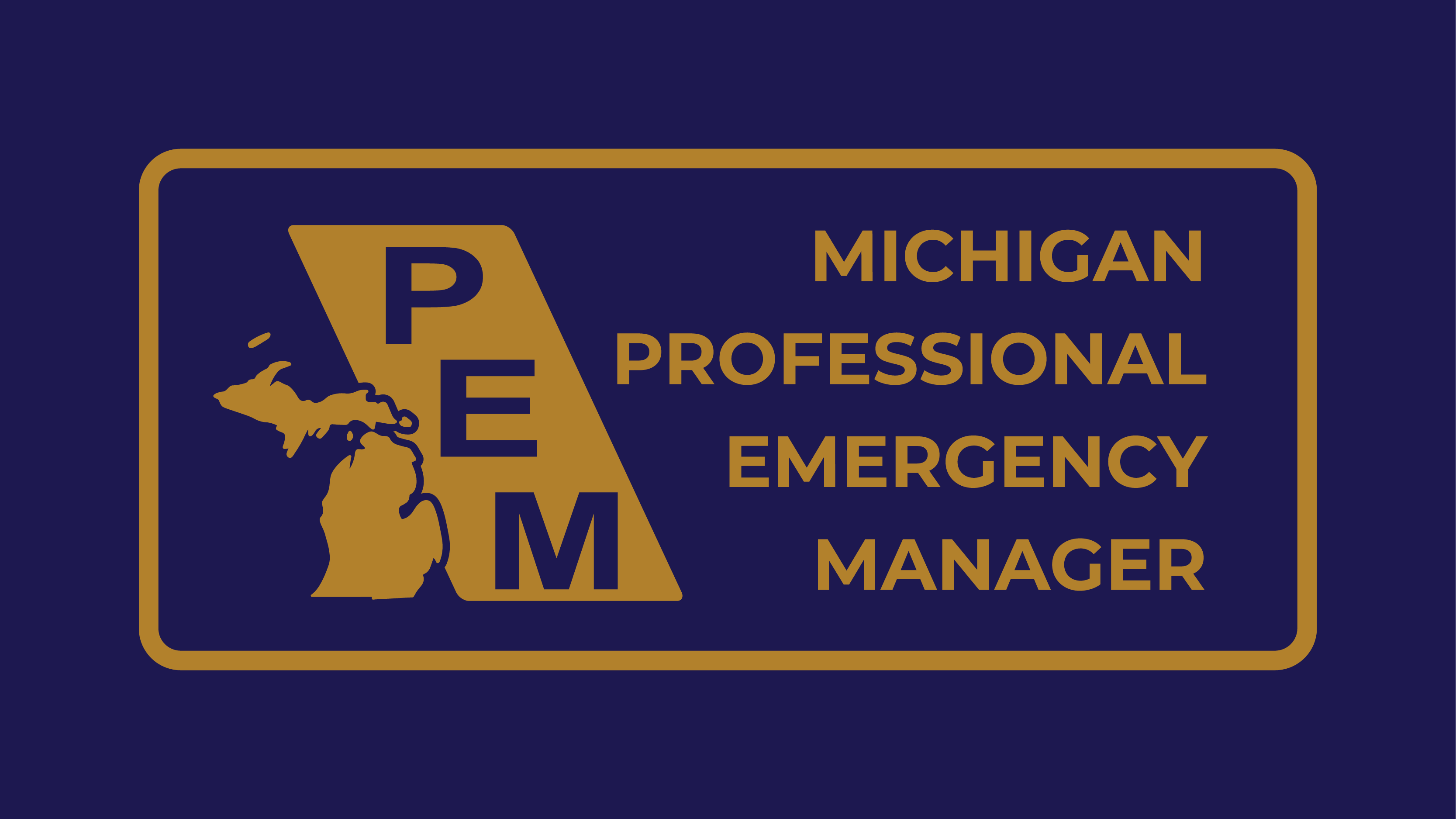 Michigan Professional Emergency Manager logo