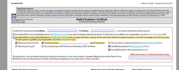 49cfr part 391