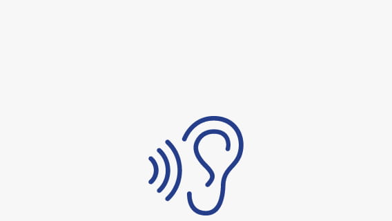 Listening ear. 