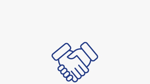 A handshake.