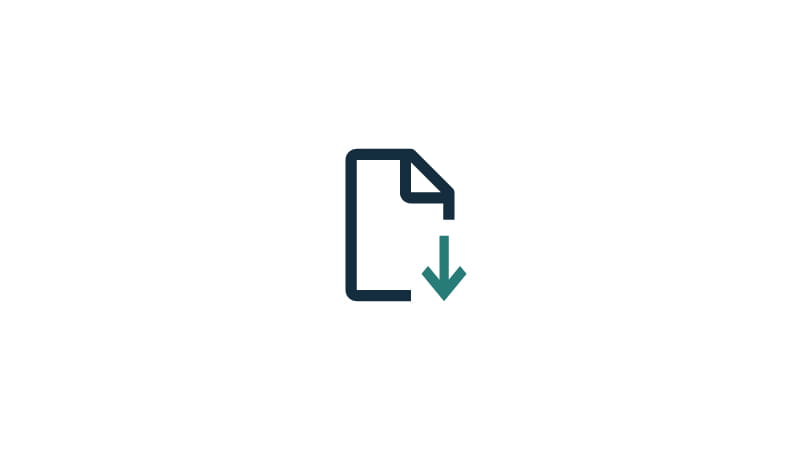 File download icon. 