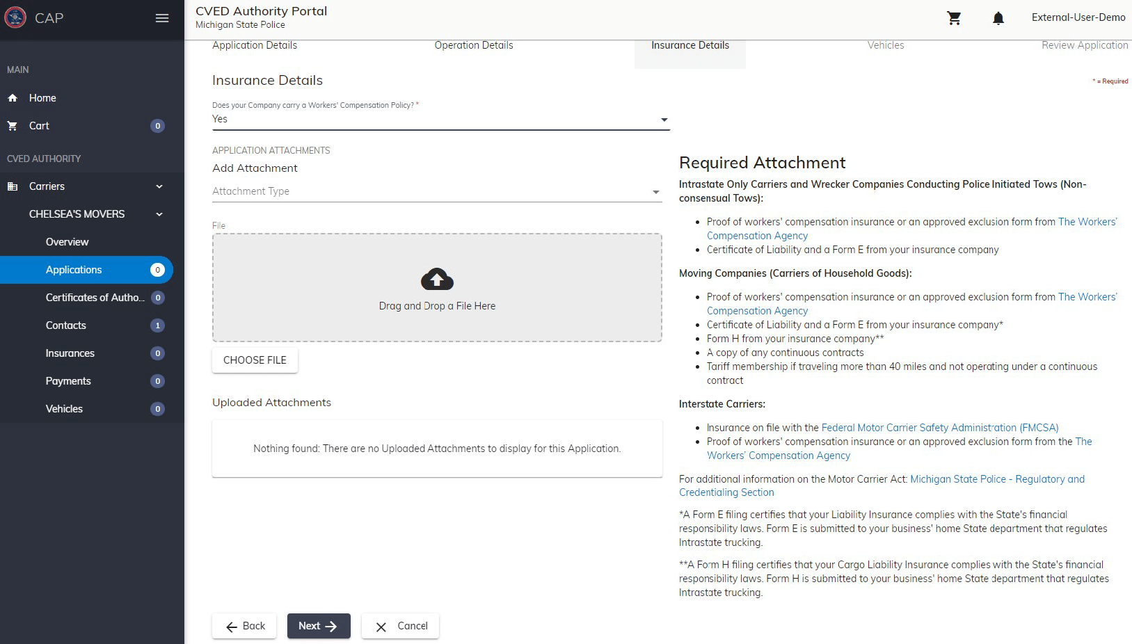 Attach documentation