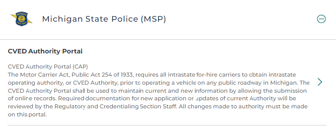 CVED Authority Portal