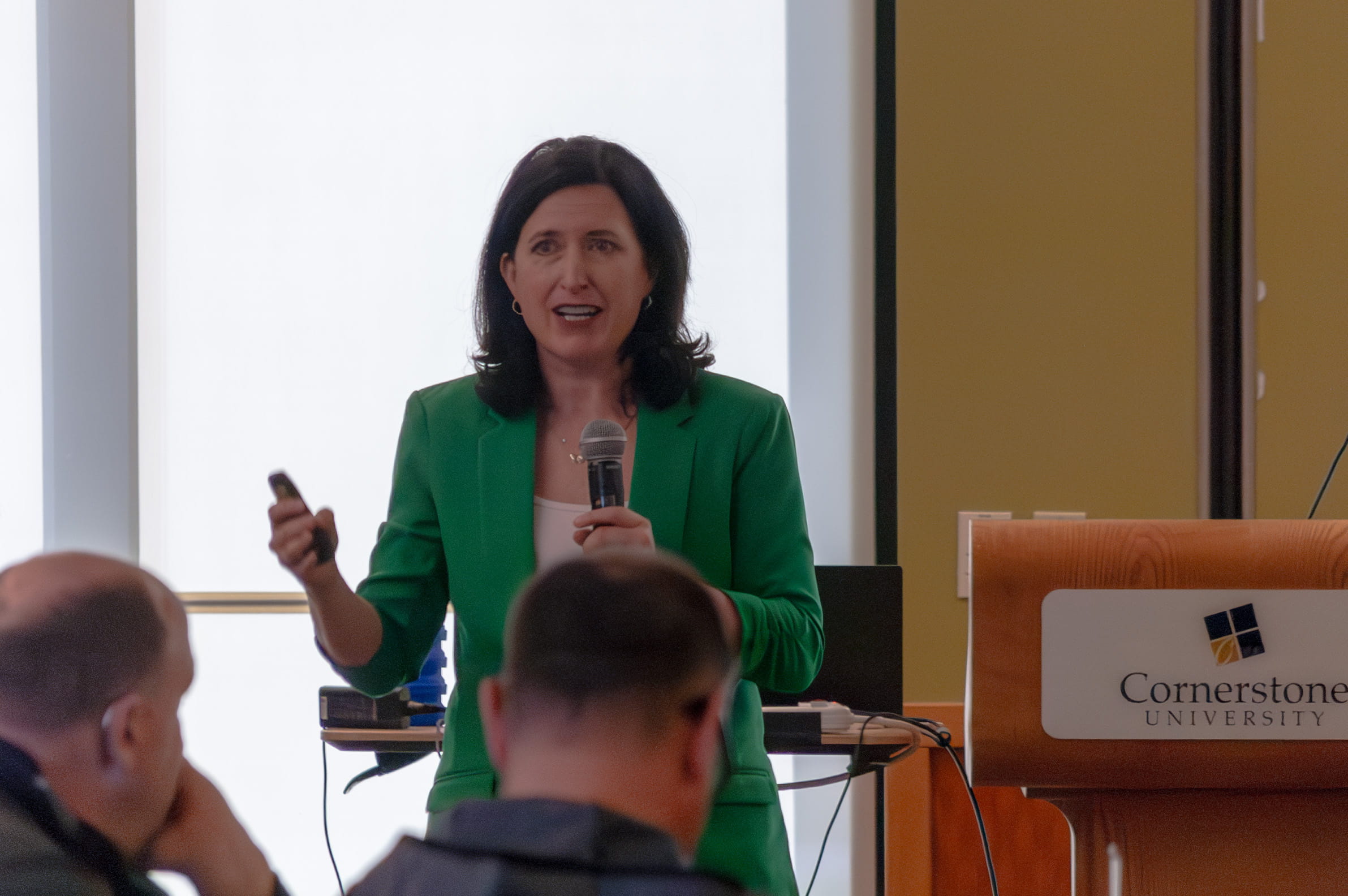 Dr. Amy Grosso speaking at Office of School Safety