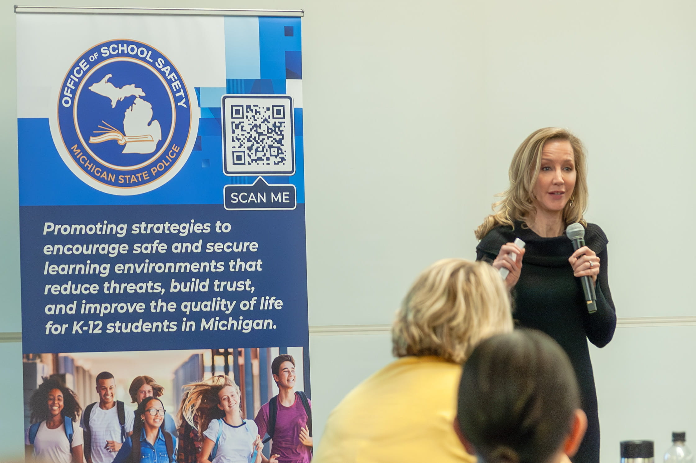 Michele Gay speaking at Office of School Safety