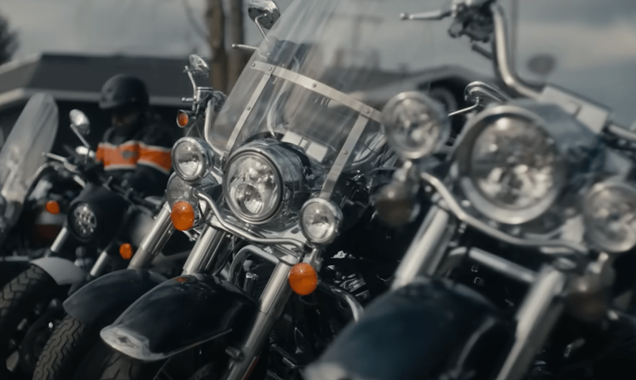 row of motorcycles, motorcycle safety