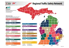 traffic safety network map, TSN map, regional traffic safety networks