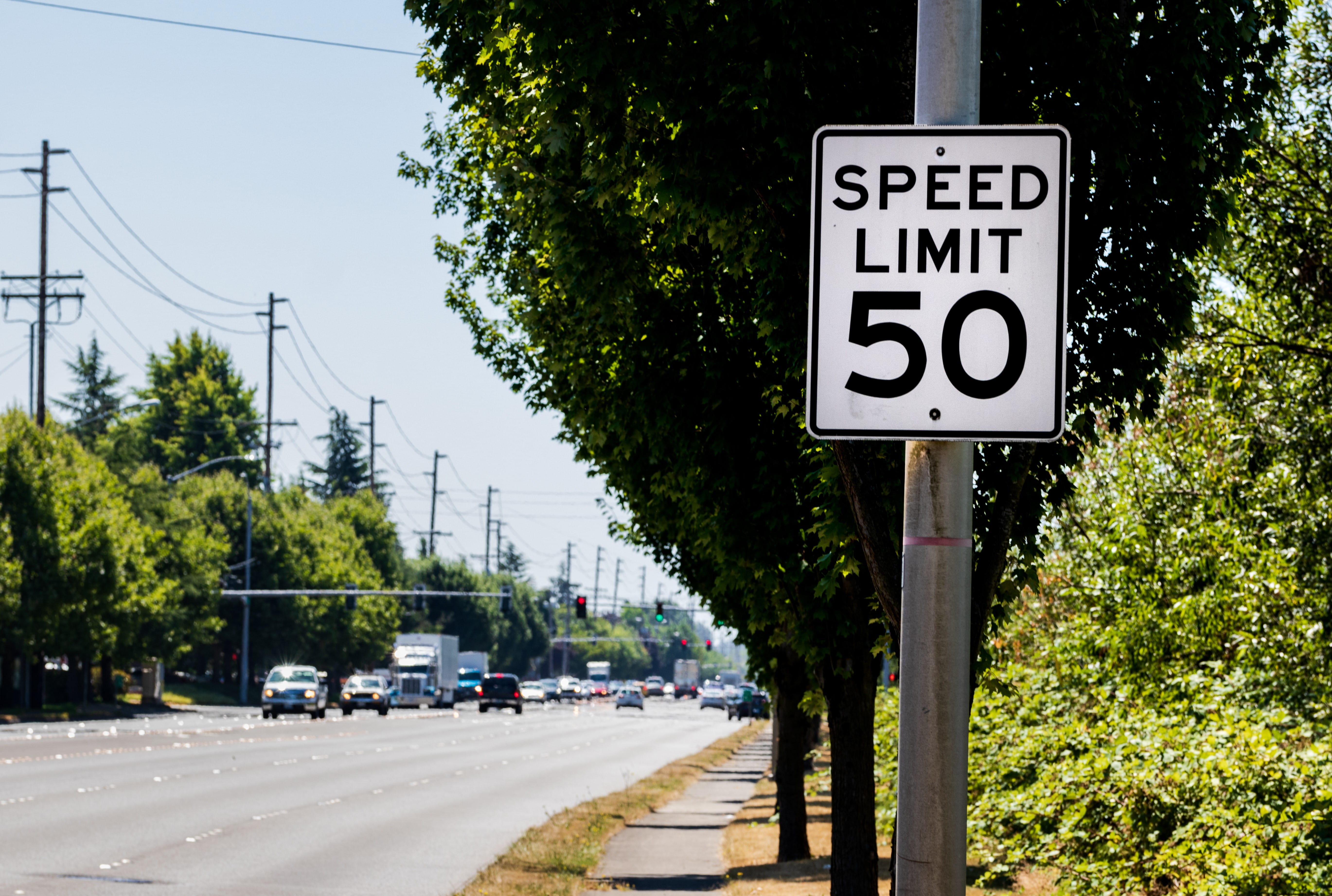 speed limit sign