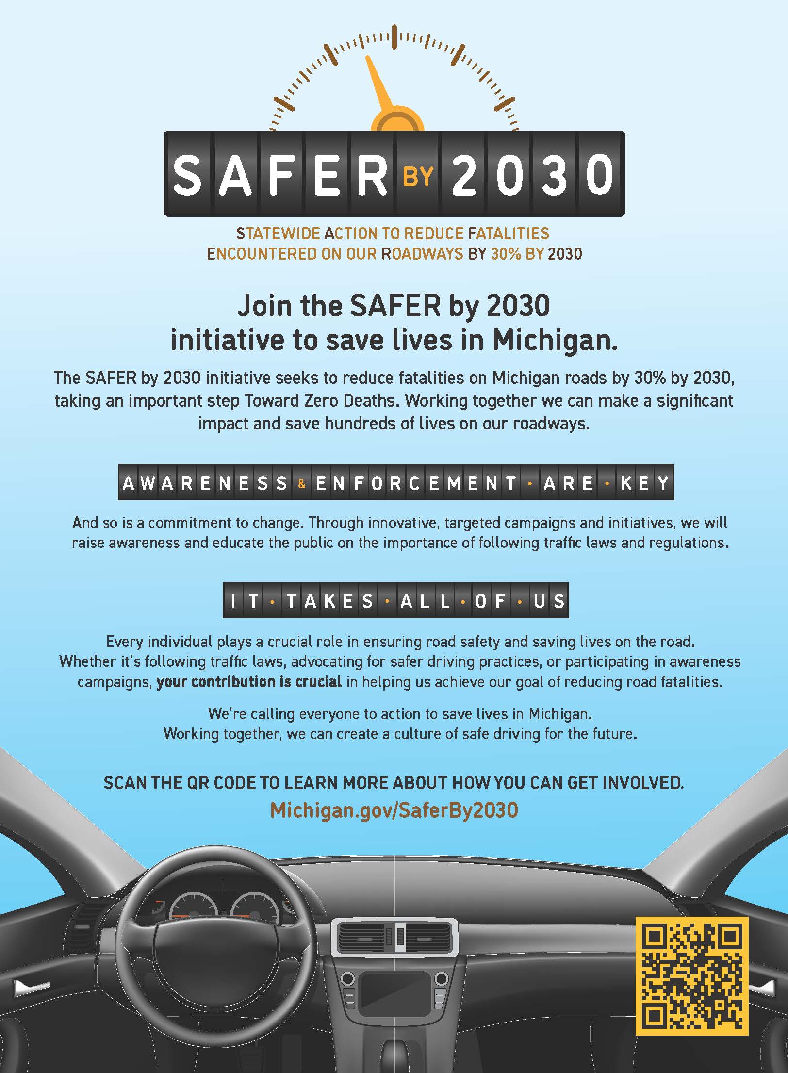 The SAFER by 2030 Flyer.