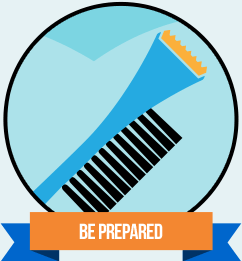 Snowbrush and ice scraper