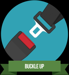 unbuckled seat belt grphic