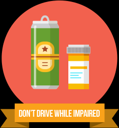 alcoholic beverage and medicine bottle