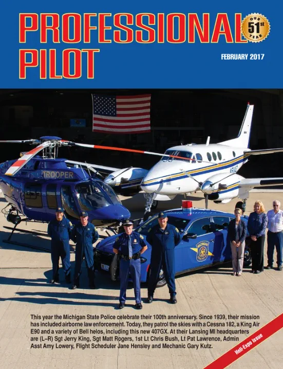 Professional Pilot magazine, February 2017