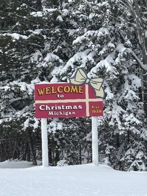 Welcome to Christmas sign