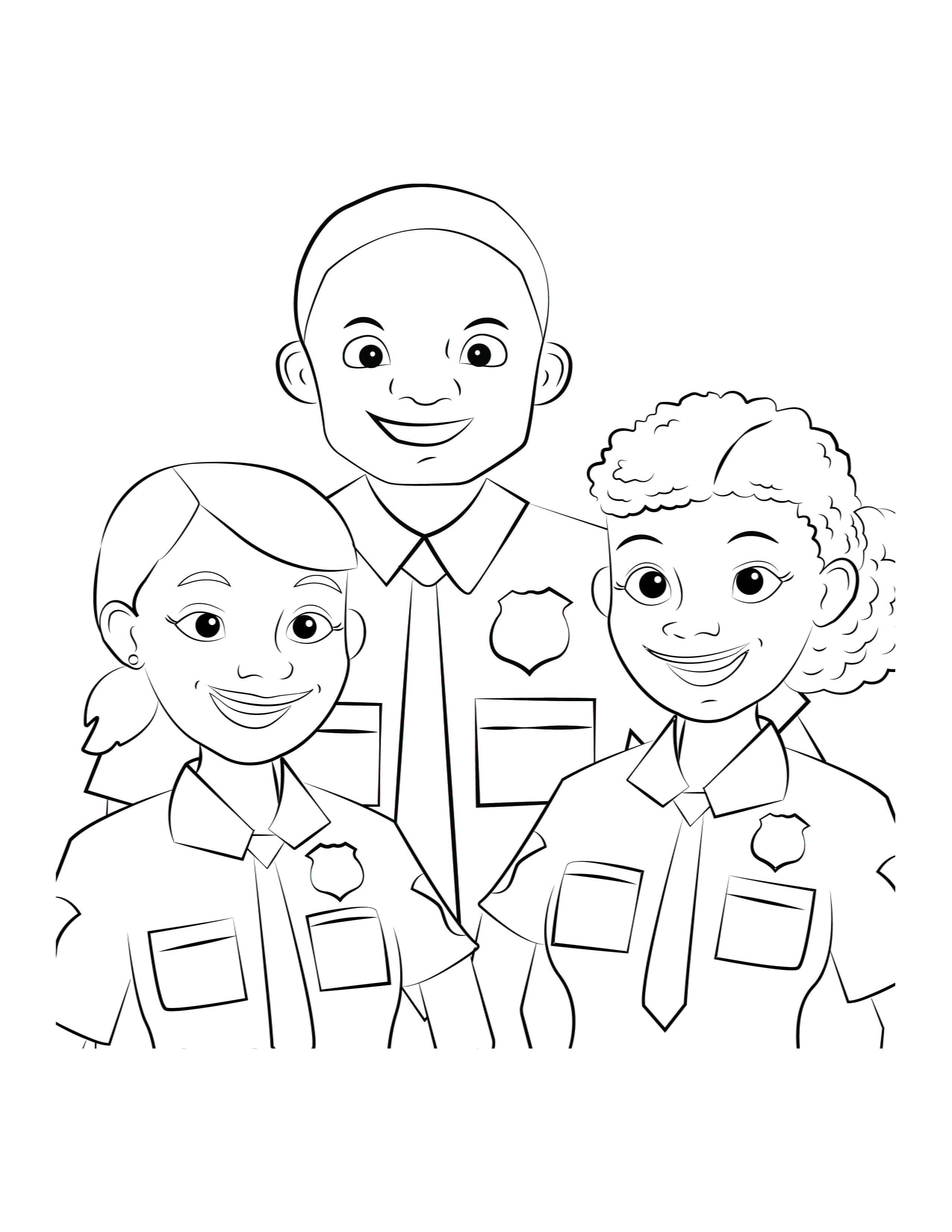 Three MSP troopers. 